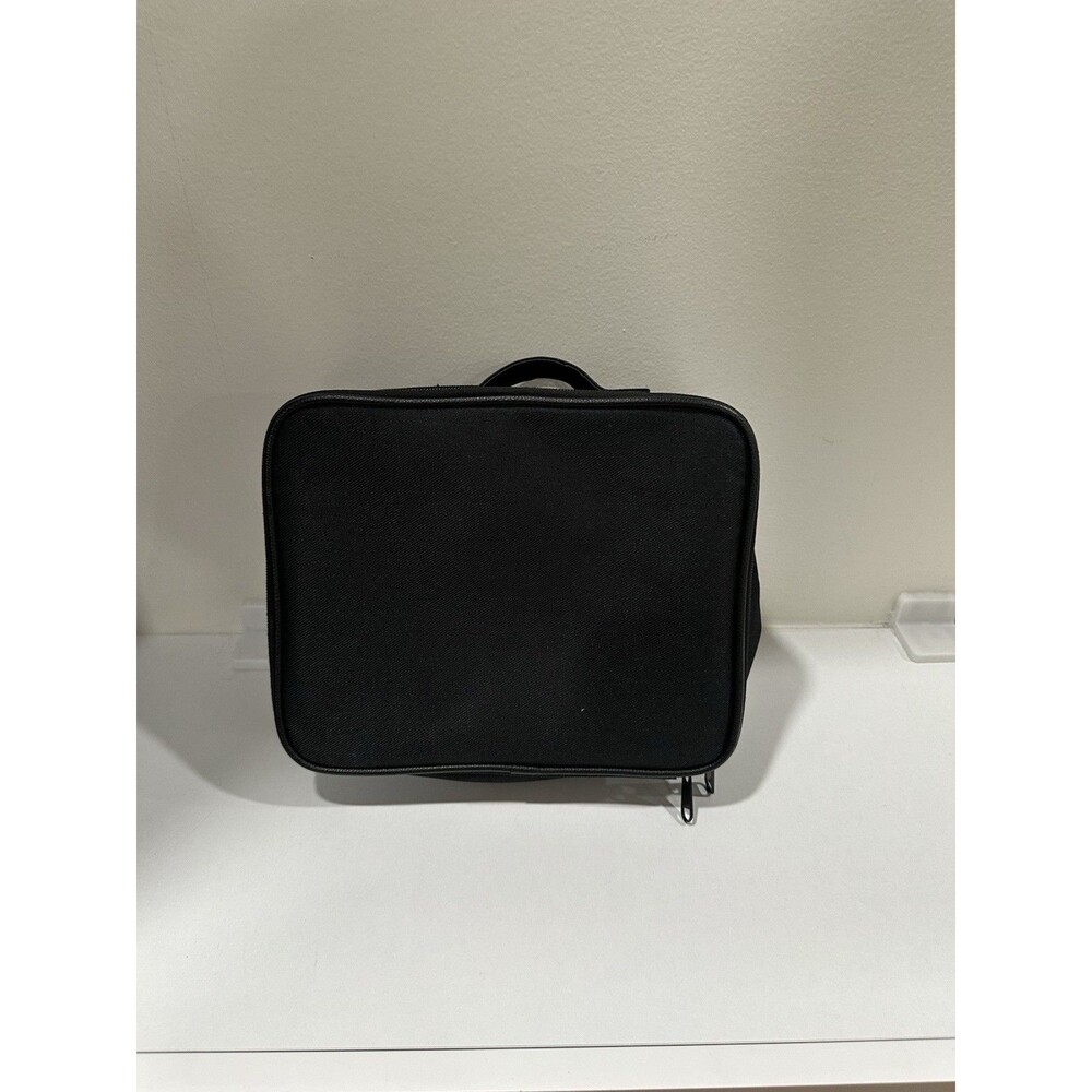 DIMJ Black Travel Toiletry Bag Makeup Cosmetics Organizer Case Multi-Compartment